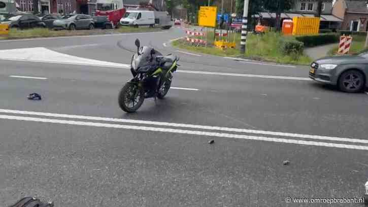 Opnieuw ongeluk op kruising Helvoirt: 'Voet gebroken, brommer total loss'