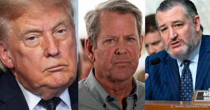 Trump, Kemp and Cruz make competing endorsements in Georgia runoff races ahead of Election Day