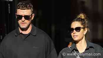 Justin Timberlake and Jessica Biel put on united front on rare NYC outing... two years after pop star's DWI arrest