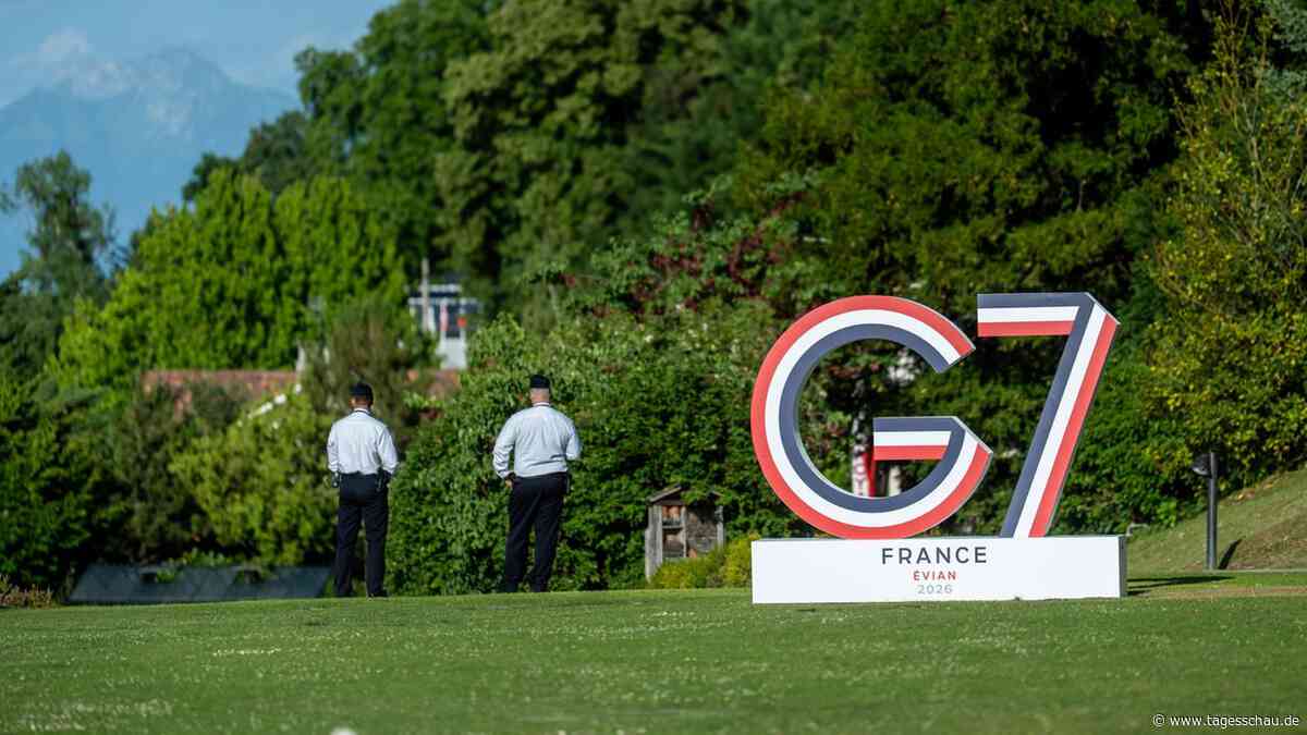 G7-Staaten beraten in Évian über Krieg in der Ukraine