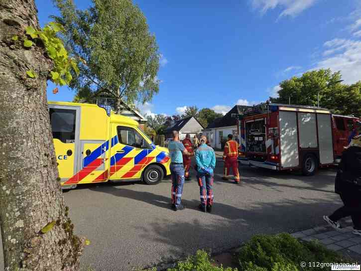Brandweer rukt uit voor schuurbrand in Uithuizermeeden