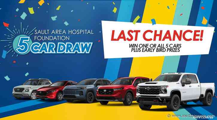 5 Car Draw grand prize deadline approaches
