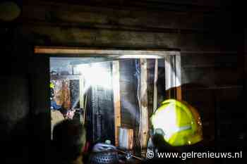 Alerte buurtbewoner grijpt in bij schuurbrand