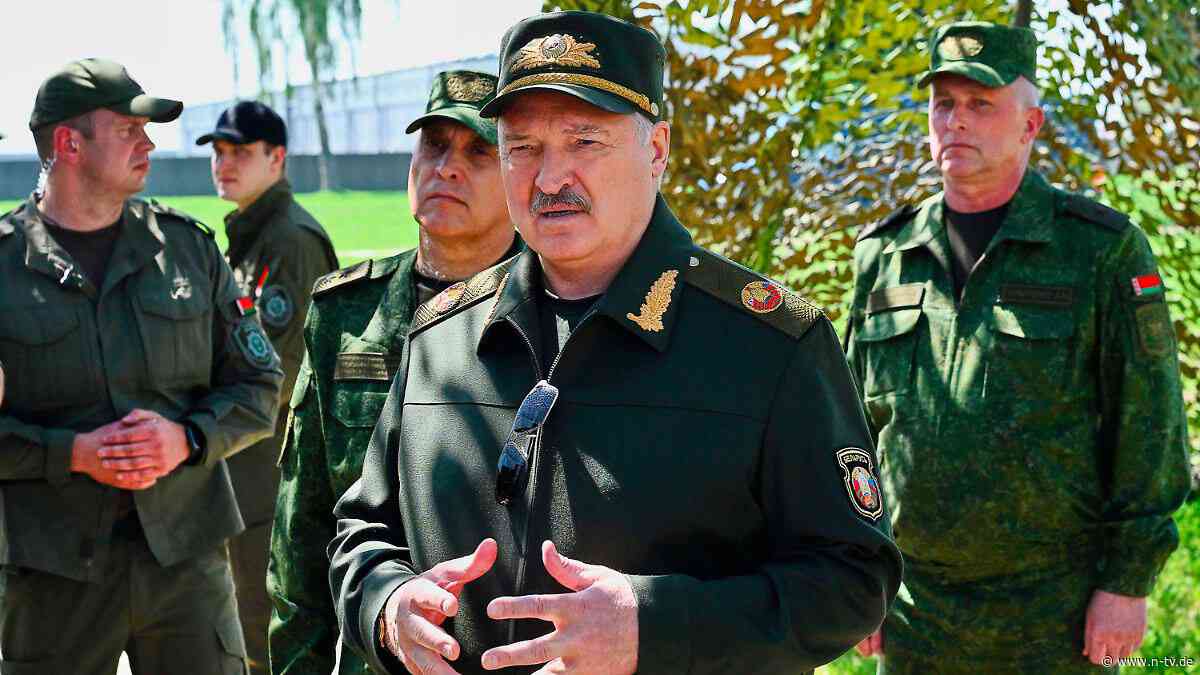 Entschuldigung bei Selenskyj: Lukaschenko nennt militärischen Sieg unrealistisch
