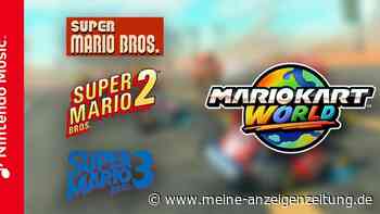 Nintendo Music: Mario Kart World-Tracks zur Super Mario Bros.-Reihe wurden hinzugefügt