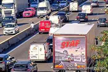 A8 : la circulation perturbée à Villeneuve-Loubet après un accident ce mardi matin