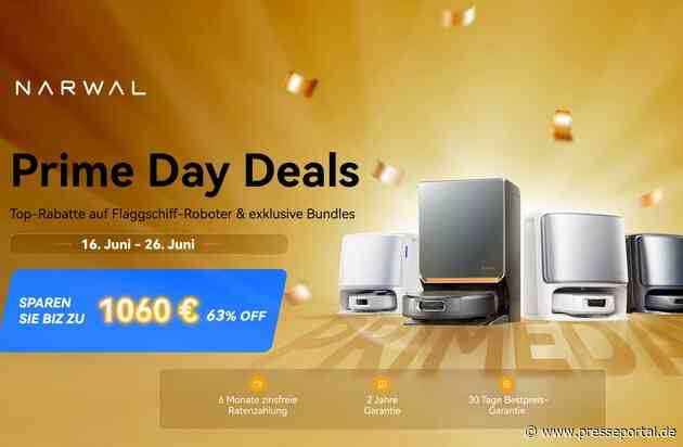 Narwal Summer Prime Day 2026: Smarte Reinigungsinnovationen für ein sauberes Zuhause mit bis zu 1.060 EUR Rabatt
