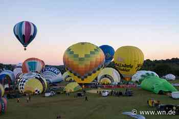 Dutzende Heißluftballons: Dreitägige Montgolfiade wird in Warendorf ausgerichtet