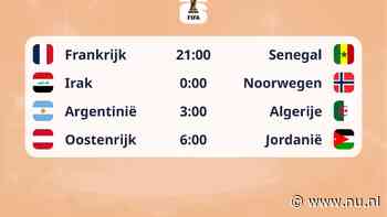 Dagprogramma WK | Favoriet Frankrijk treft Senegal, Messi en Haaland in actie