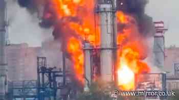 Moscow burns and all city's airports shut as huge Ukraine strike humiliates Putin