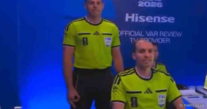World Cup referee explains ‘white power’ gesture as FIFA issue response