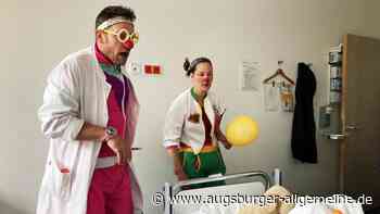 Wenn Kinder im Krankenhaus traurig sind: Zwei Augsburger Clowns verraten ihr Geheimnis