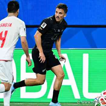 Ryan Thomas speelt met Nieuw-Zeeland gelijk tegen Iran