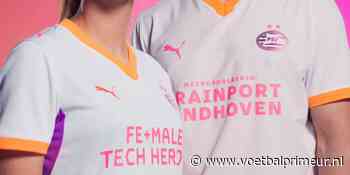 PSV presenteert nieuw uitshirt: Eindhovenaren in het wit met opvallende accenten