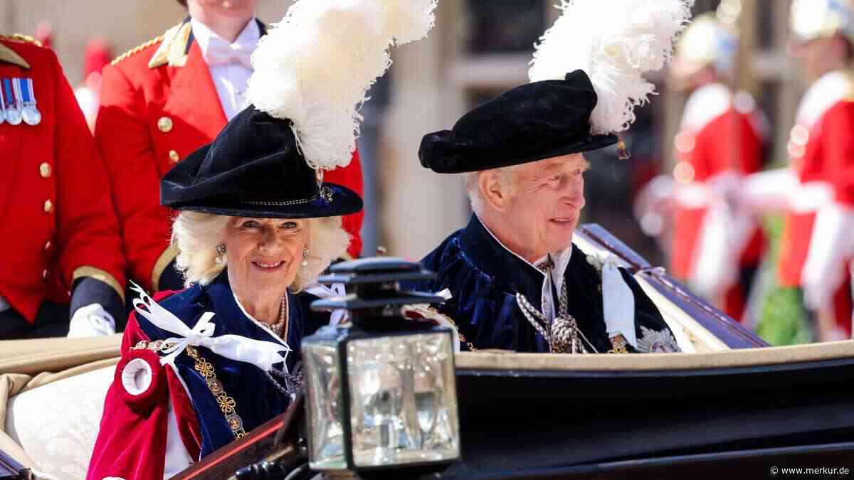 Prinz Andrew ausgeschlossen – Der König zeigt Flagge bei Garter-Day-Spektakel