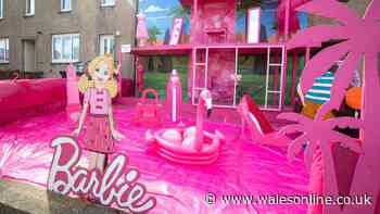 Mum spends £5,000 turning home into Barbie Dreamhouse and neighbours are furious