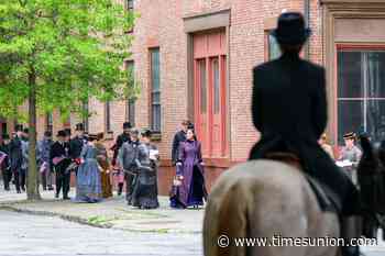 Photos: 'The Gilded Age' filming takes downtown Troy back in time