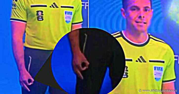La Fifa assolve l’arbitro accusato di aver fatto il gesto del “white power”. Lui si giustifica: “Solo un tic”