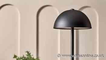 Shoppers can get 'stylish' £20 rechargeable Habitat lamp for free with cashback