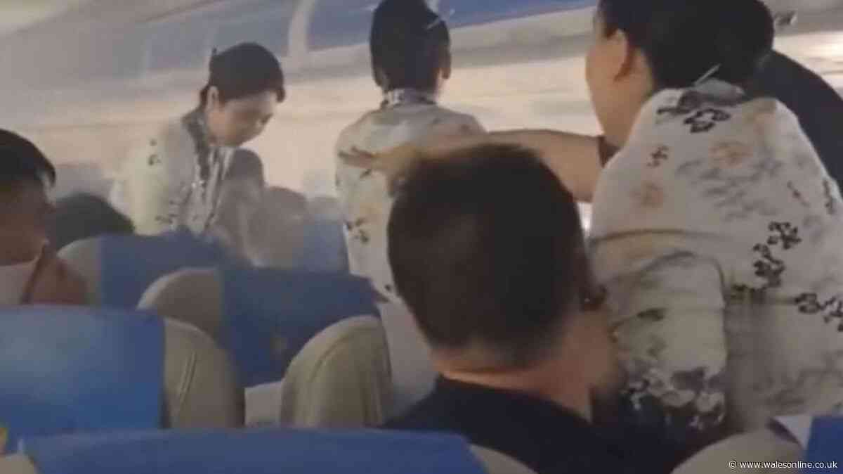 Plane passengers 'terrified' as power bank overheats and fills cabin with smoke mid-flight to China coastal spot