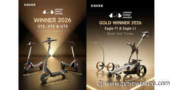 NAVEE Recognised with Multiple Awards at London Design Awards for Design and Innovation