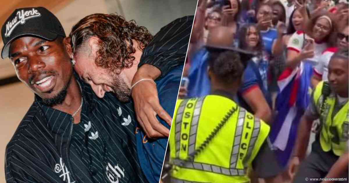 Franse selectie sluit Paul Pogba weer in de armen, politie Boston dan met fans Kaapverdië