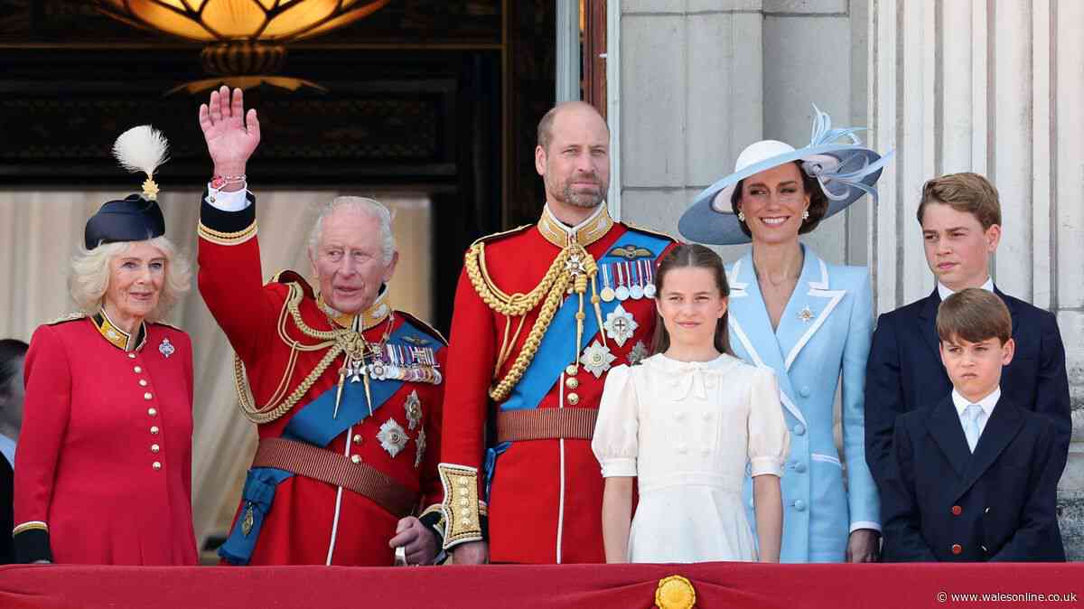 Princess Charlotte's sweet present to King Charles spotted at Trooping the Colour