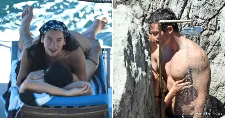 Dua Lipa and Callum Turner’s romantic honeymoon turns steamy on beach