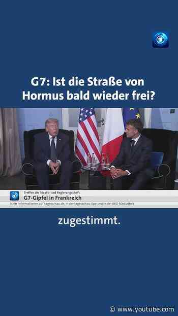 Der G7-Gipfel der #Industrienationen läuft seit Montag. #tagesschau #nachrichten #news #g7 #hormus