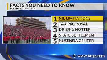 NIL limitations, Tax proposal rejected, Warmer weather, Lawsuit settlement, Nusenda partnership