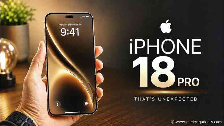 Apple’s iPhone 18 Pro Leak Reveals Massive Upgrades—and One Drawback