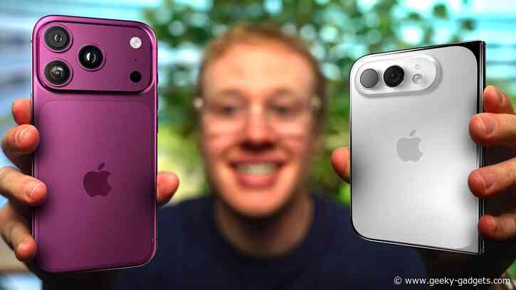 Our First Look at the iPhone 18 Pro and Apple’s New Foldable Design
