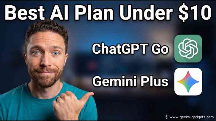Gemini Plus vs ChatGPT Go : Choose the Right $10 AI Plan for Your Daily Work