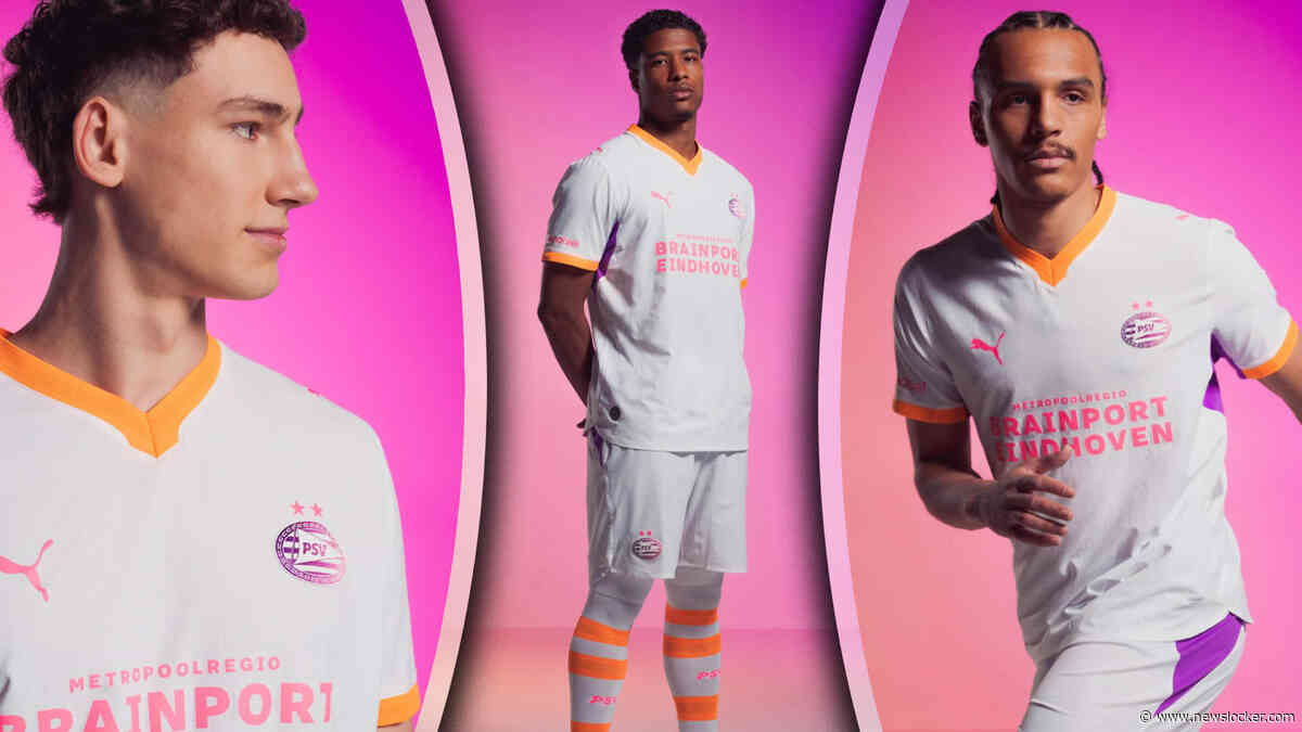 Nieuw uitshirt PSV valt totaal niet in de smaak bij supporters: ’Eerste prijs is binnen, lelijkste shirt van het jaar’