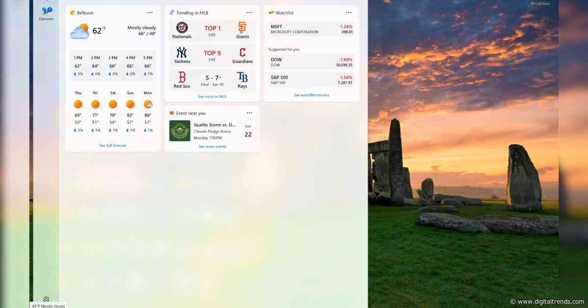 Microsoft finally fixes the Windows 11 Widgets and makes them far less distracting