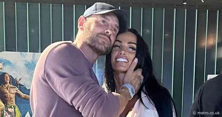 Katie Price leaps into husband Lee Andrews’ arms in passionate post-prison reunion