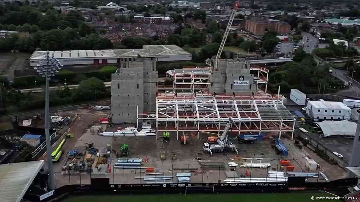 Ryan Reynolds' £70m Wrexham stadium transformation becomes reality in stunning pictures