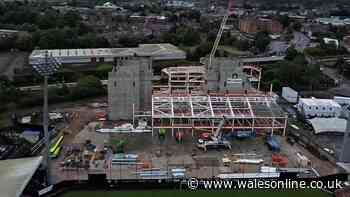 Ryan Reynolds' £70m Wrexham stadium transformation becomes reality in stunning pictures