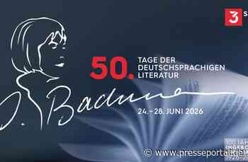 Live in 3sat: Doppeljubiläum bei den "50. Tagen der deutschsprachigen Literatur"