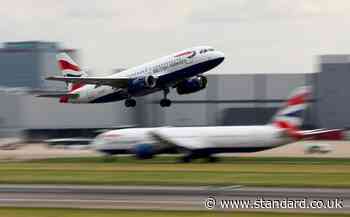 Mobile phone sets on fire and  ‘scorches cabin’ on British Airways flight from Heathrow