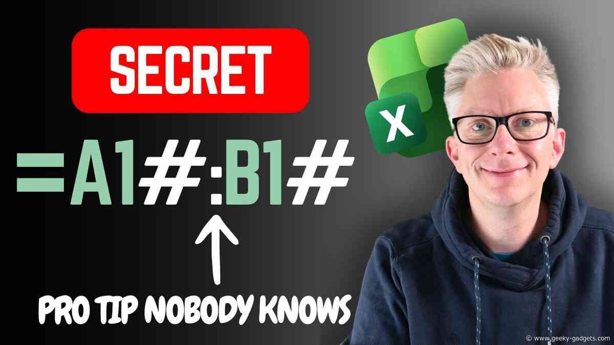 Stop Updating Excel Charts Manually: the Secret of the Colon and Spill Operator