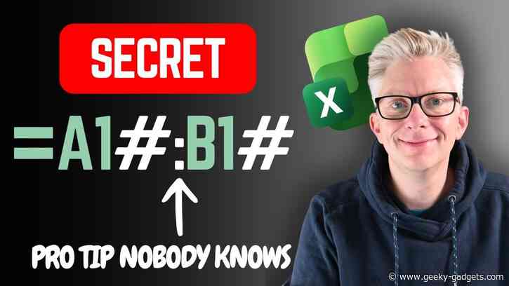 Stop Updating Excel Charts Manually: the Secret of the Colon and Spill Operator