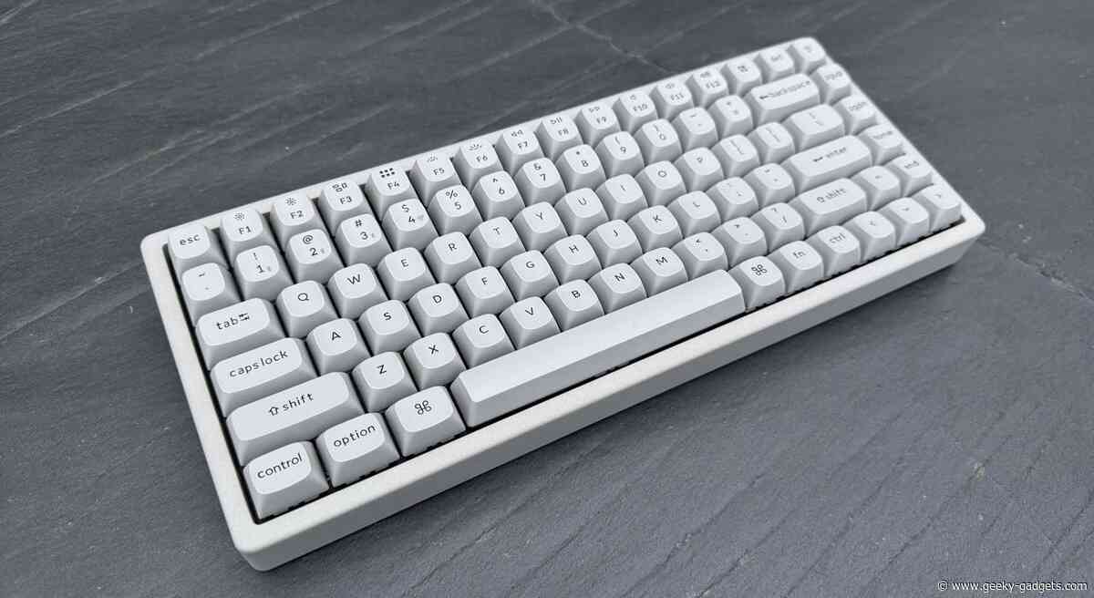 Keychron K2 HE Concrete Edition 75% Wireless Mechanical Keyboard
