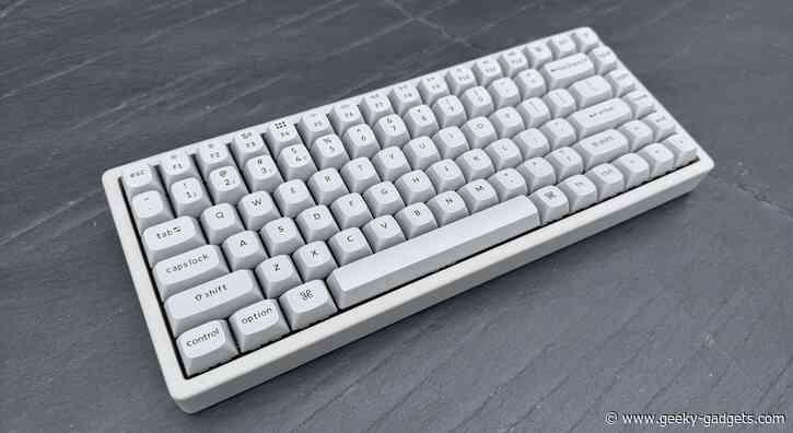 Keychron K2 HE Concrete Edition 75% Wireless Mechanical Keyboard