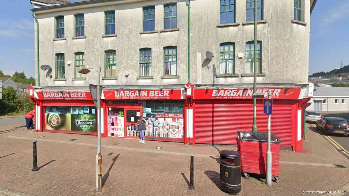 Police call for off-license to be shut down after children seen drunk in Welsh town