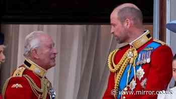 King Charles almost made awkward Trooping the Colour blunder but William saved him