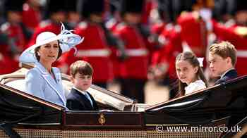 Kate lets icy side slip in rare display of true feelings at Trooping the Colour