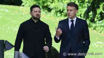 Macron and Zelensky caught in bombshell hot mic moment discussing how to deal with Trump