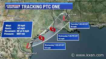 Potential Tropical Cyclone One forms in the Gulf