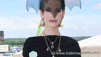 Kelly Osbourne looks happy and healthy as she debuts bizarre hat at Royal Ascot